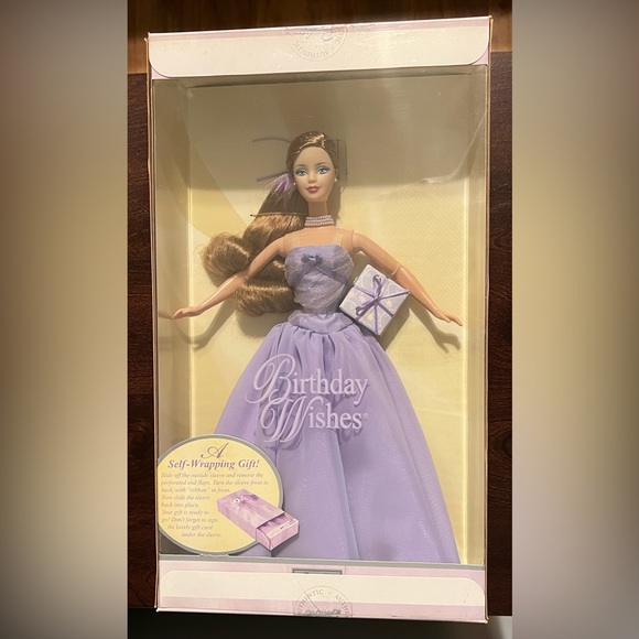 Birthday Wishes Barbie Doll, Purple